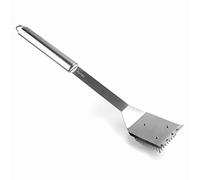 Lacor - 60267 - Cepillo de Limpieza BBQ, Acero Inoxidable, Mango Ergonómico, Apto para Lavavajillas, 45 cm, INOX