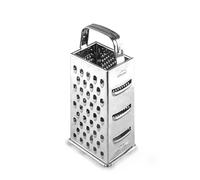 Lacor - 60305 - Rallador 6 en 1, Robusto y Resistente, Apto para Lavavajillas, Para Rallar Todo Tipo de Alimentos, 4 Caras, Asa Ergonómica, Acero Inoxidable 18/10, Altura 23 cm, Peso 160 g