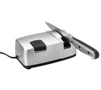 Lacor 60359 - Afilador De Cuchillos eléctrico, Plata - Menaje Profesional | Para un uso práctico y profesional en cocina; perfecto para el día a día en hostelería y en casa, cómodo de usar y de guardar