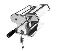 Lacor 60391 - Máquina para hacer pasta fresca manual con manivela | En acero inoxidable, para un uso práctico y profesional en cocina; ideal para cocina profesional y uso diario en casa