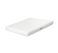 Lacor - 60405 - Tabla de Corte Cocina, Polietileno, Con Tacos Antideslizantes, Aptas para Lavavajillas, GN 1/2, 32.4 x 26.7 x 3 cm, Blanco