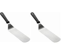 LACOR - 60420 - Espátula Lisa INOX Mango sólido 7.5x21.5 cms. (Paquete de 2)