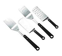 LACOR 60438 - Espátula Perforada Mango Negro 35 cms. - Utensilio de Cocina