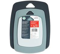 Lacor - 60500 - Set 3 Tablas de Corte a Doble Cara, Polipropileno, Libre de BPA, Ligeras, Resistentes, Aptas para Lavavajillas, Antibacterianas, Higiénicas