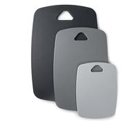 Lacor Set 3 tablas de corte 60500 – doble cara, PP, aptas para lavavajillas, 20x15/30x20/35x25 cm