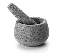 LACOR - 60517 - Mortero con Mano De Granito 12 x 8 cm - Gris