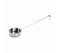 Lacor - 60562 - Cacillo para Salsa Pizza, Cucharón de Cocina, Cacillo Acero Inoxidable, Utensilios de Cocina, Capacidad 80 g, Longitud 27 cm, Acabado Brillo
