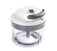 Lacor 60599 - Cortador Manual Affilato, Picador de Alimentos, Picadora | En acero inoxidable, cortes uniformes y rápidos; libre de BPA, con 1,2 L de capacidad, práctico y fácil de guardar