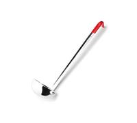 Lacor - 60659 - Cacillo Select, Acero Inoxidable, Mango Antideslizante de PVC, Resistente y Duradero, Color Rojo, Ideal para Uso Intensivo, 148 ml, 8,5 cm diámetro