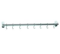 Lacor - 60740 - Colgador De barra 40 cm. 6 Ganchos Inox.
