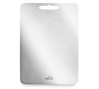 Lacor - 60773 - Tabla de Cortar Titanium, Titanio Puro 99%, 25 x 36 cm, Reversible, Higiénica, Alta Resistencia al Corte y al Calor, con Orificio para Colgar