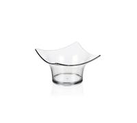 LACOR - 60781 - Bol Flor Degustare Transparent, Set de 6 Unidades, BPA Free, Reutilizable e Irrompible, Apto para Lavavajillas, Vajilla para Catering y Celebraciones, Melamina, 115 ml
