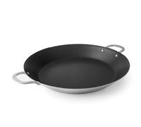 Lacor - 60833 - Paellera Inducción, Paellera Acero Inoxidable TriChef, Tecnología TriCapa, Antiadherente Quantanium, Asas Inoxidables, Inducción, 5 Raciones, Fácil Limpieza, ø 34 cm y Altura de 5 cm