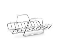 Lacor - 60867 - Rejilla para Rustidera TriChef, 32,5 x 23,5 cm, Acero Inoxidable, Parrilla para Asados y Enfriar Alimentos, Apta para Horno, con Asas Ergonómicas, Apta para Lavavajillas, Plata
