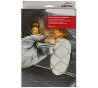 LACOR 61024 - Guantes Aluminizados 24 cm - Gris - Menaje Profesional | Para un uso práctico y profesional en cocina; perfecto para el día a día en hostelería y en casa, cómodo de usar y de guardar