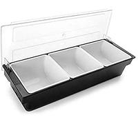 Lacor 61133 - Contenedor Alimentos, Plateado, 5 Cavidades (600 ml)
