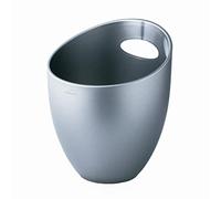 Lacor - 61331 - Enfriabotellas ARTIC, Plástico ABS, Ideal para Enfríar Vino, Acabado metalizado, Capacidad: 3,5L, Ø 20 x 25 cm, Gris