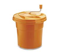 LACOR 61420 - Centrifugadora Manual 12 litros - Naranja - Menaje de Cocina | Para un uso práctico y profesional en cocina; con 12 L de capacidad, ideal para cocina profesional y uso diario en casa