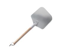 Lacor - 61463 - Pala para Pizza Desmontable Wood, Pala de Pizza para Horno, Aluminio y Mango de Madera, Diseño Profesional con Mango Desmontable, Máxima Seguridad, Medidas: 30.5x88 cm