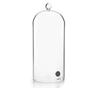 Lacor - 61812 - Campana para Ahumador de Cócteles, Tapa de Cristal con Válvula, Vidrio Borosilicato, Max. 200ºC, Ø12.5 cm, Alto: 26.5 cm