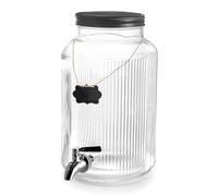 Lacor 61948 - Jarra dispensadora, Grifo, Tapa cierre hermético, Incluye | En acero inox 18/10, para servir y conservar bebidas; cierre hermético, con 5,5 L de capacidad, práctico y fácil de guardar