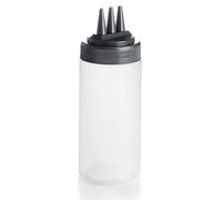 LACOR - 61974 - Botella biberón Tri, Para decorar, Repostería, Para personalizar platos, Ideal para salsas, Polietileno, Libre de BPA, 0,45 litros