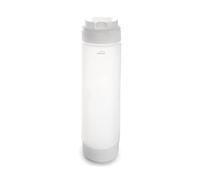 Lacor - 61980 - Botella Biberón, Recipiente para Salsas, Bote para Salsas, Polipropileno, No Gotea, Boquilla de Silicona, Libre de BPA, 700 ml