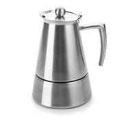 Lacor Hyperluxe Cafetera 4 Tazas, Plata