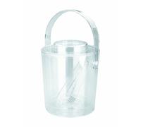 Lacor - 62363 - Cubitera Doble Pared Acrilica Con pinza + Tapa 3 Litros.