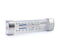 Lacor - 62527 - Termómetro Polar, ABS Plastic, 12,5 x 3 x 2,5 cm, Lectura fácil, Sujeción; clips y ventosas, 40ºC/20ºC, Acero inoxidable