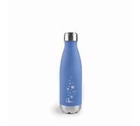 Lacor - 62585 - Botella Acero Inoxidable Edan, Botella de Agua, Doble Pared de Aislamiento, Tapón de Rosca, Libre BPA, Capacidad: 0.5 L, Azul Sky