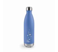 Lacor - 62586 - Botella Acero Inoxidable Edan, Botella de Agua, Doble Pared de Aislamiento, Tapón de Rosca, Libre BPA, Capacidad: 0.75 L, Azul Sky
