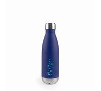 Lacor - 62588 - Botella Acero Inoxidable Edan, Botella de Agua, Doble Pared de Aislamiento, Tapón de Rosca, Libre BPA, Capacidad: 0.5 L, Azul Navy