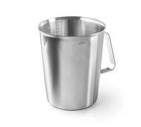 Lacor - 62742 - Jarra Medidora, Taza de Medir, Medidor de Líquidos, Acero Inoxidable, 15 cm, 2 L