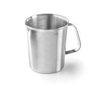 Lacor - 62745 - Jarra Medidora, Taza de Medir, Medidor de Líquidos, Acero Inoxidable, 9 cm, 0,5 L