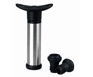 Lacor 63033 - Bomba Manual vacío Con 2 Tapones Vino - Menaje Profesional | Para un uso práctico y profesional en cocina; perfecto para el día a día en hostelería y en casa, cómodo de usar y de guardar