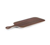 Lacor - 63091 - Bandeja rectangular Wood, Melamina, BPA Free, 53x20x1, 5cm cm, Apilable, Apta para lavavajillas, no Apta ni para Horno ni Microondas