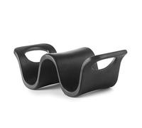 LACOR - 63281 - Soporte para Tacos, Melamina, 1-2 Tacos, Diseño Ondulado, Ranuras en V, No Apto para Cocinar, Resistente, No Apto para Microondas, Apto para lavavajillas, Apilable, BPA Free,12x6x4cm