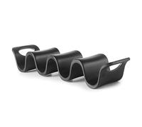 Lacor - 63283 - Soporte para Tacos, Melamina, 3-4 Tacos, Diseño Ondulado, Ranuras en V, No Apto para Cocinar, Resistente, No Apto para Microondas, Apto para lavavajillas, Apilable, BPA Free,23x6x4cm