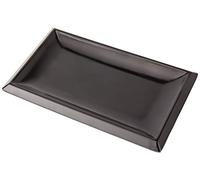 Lacor - 63541 - Bandeja Rectangular De Melamina Classic 26x16x2cm- Negro