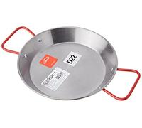 LACOR 63623 - Paellera, Acero, Negro, 22 cm - Uso Profesional y Doméstico | Para arroces y paellas de gran formato; diseñado para acompañarte en tus preparaciones diarias con comodidad y buen resultado