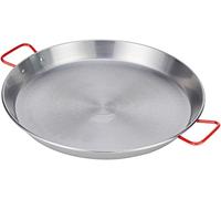 LACOR 63647 - Steel Pro Paellera Clásica de Acero al Carbono 46 cm | Para un uso práctico y profesional en cocina; perfecto para el día a día en hostelería y en casa, cómodo de usar y de guardar