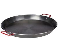 Lacor Paellera 63651 Negra de acero 50 cm