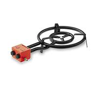 LACOR 63771 - Paellero Gas Butano, 3 Quemadores, Negro, 70 cm - Cocina
