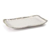 LACOR 63865 - Fuente ondulada rectangular de melamina libre de BPA, 29x17'5x3 cm