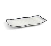 LACOR 63976 - Fuente ondulada rectangular de melamina libre de BPA