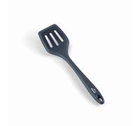 LACOR - 64468 - Espátula Cocina Grey, Espátula Perforada, Silicona, Utensilios de Cocina, Mango Ergonómico, Antiadherente, Resistente a Altas Temperaturas, Apta para Lavavajillas, Longitud 29 cm