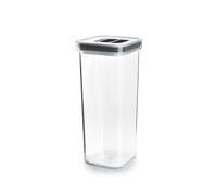 LACOR - 64625 - Recipiente para Alimentos Secos, Tapa Hermética con Cierre de Silicona, Apilable, Libre de BPA, Capacidad 1,5 litros.