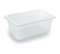 LACOR - 66320 - Cubeta Polipropileno GN 1/3, Apilable, Cierre hermético, Facil limpieza, Libre BPA, Apto para lavavajillas, 40ºC / 70ºC, 176 x 325 x 200 mm, 390g, traslúcido.