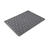 Lacor - 66774 - Escurreplatos, Alfombrilla Silicona para Platos y Cubiertos, Escurridor de Drenaje, Tapete para el Secado de Vajilla, Bandeja de Goteo Enrollable, Libre de BPA, 43x32.5 cm, Negro